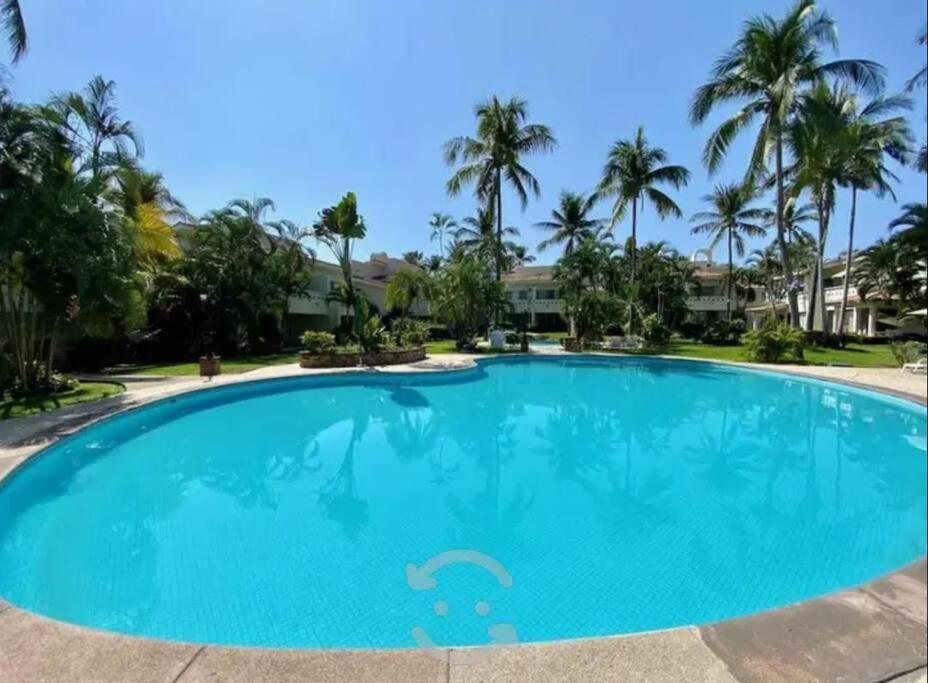 Hermoso Apartamento En Manzanillo Con Alberca Y Cancha De Tenis, Ideal Para Relajarse Y Disfrutar De Una Escapada Tranquila En El Paraiso Tropical Εξωτερικό φωτογραφία