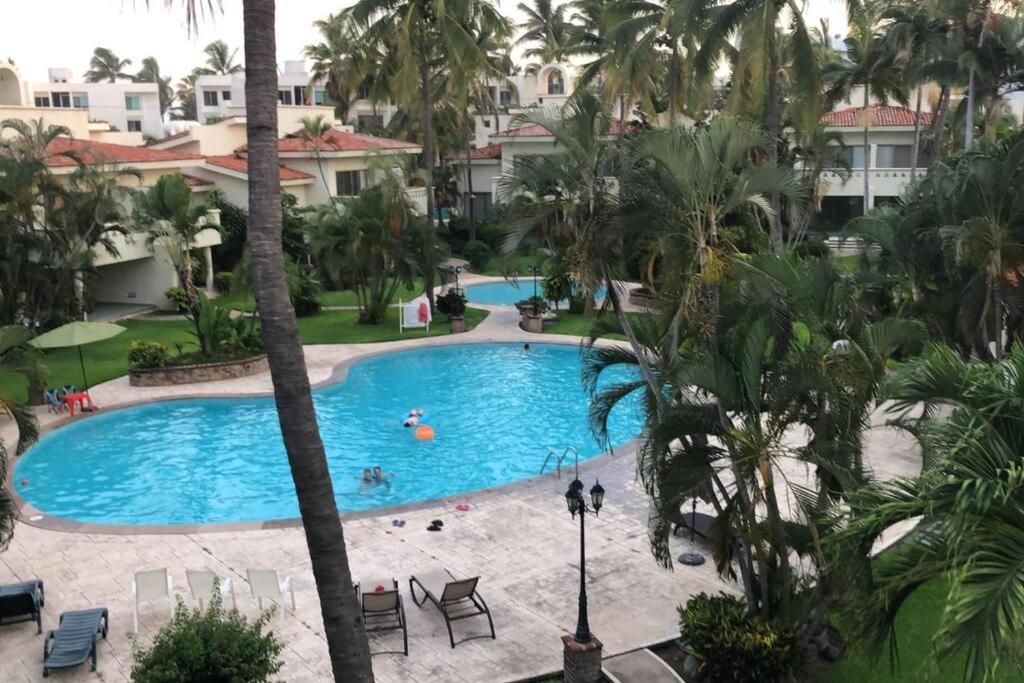 Hermoso Apartamento En Manzanillo Con Alberca Y Cancha De Tenis, Ideal Para Relajarse Y Disfrutar De Una Escapada Tranquila En El Paraiso Tropical Εξωτερικό φωτογραφία